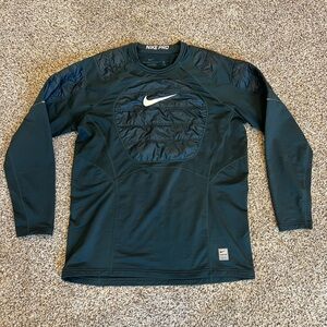 Nike Pro Hyperwarm Compression Long Sleeve Men’s XL. Color - Dark Teal/ Mineral